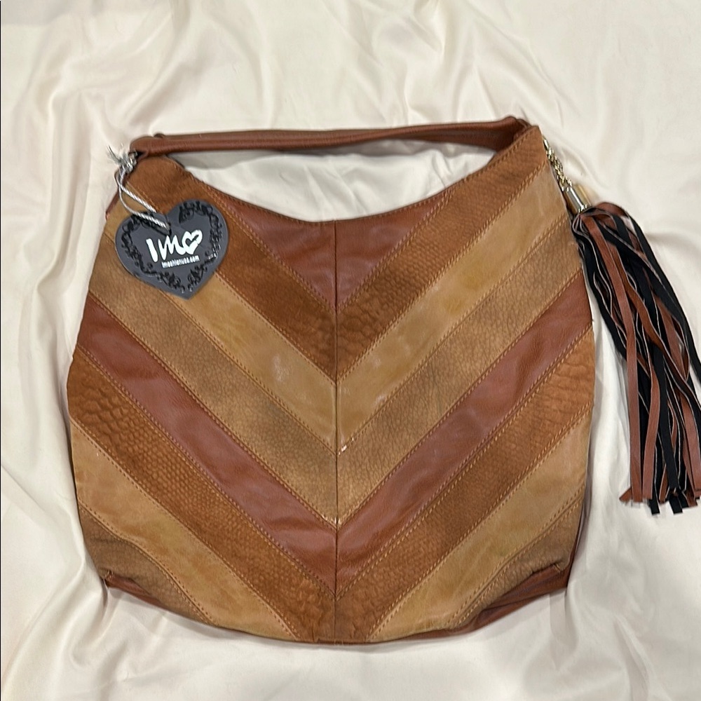 Brown Chevron Women's Bag